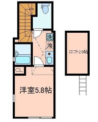 高野駅 徒歩8分 2階の物件間取画像